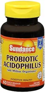 Sundance Probiotic Acidophilus Quick Release - 60 Capsules, Verpakking van 3