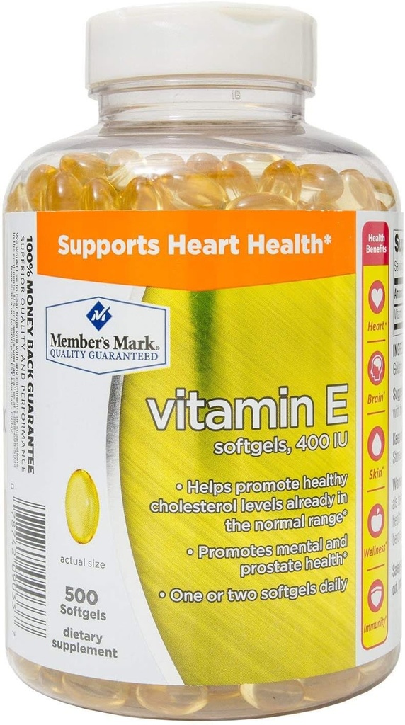 Mark Vitamin E 400 IE Dieetsupplement (500 stuks)