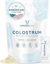 WONDERCOW Colostrum Supplement Powder for Gut Health, Immune Support, Muscle Recovery & Wellness 