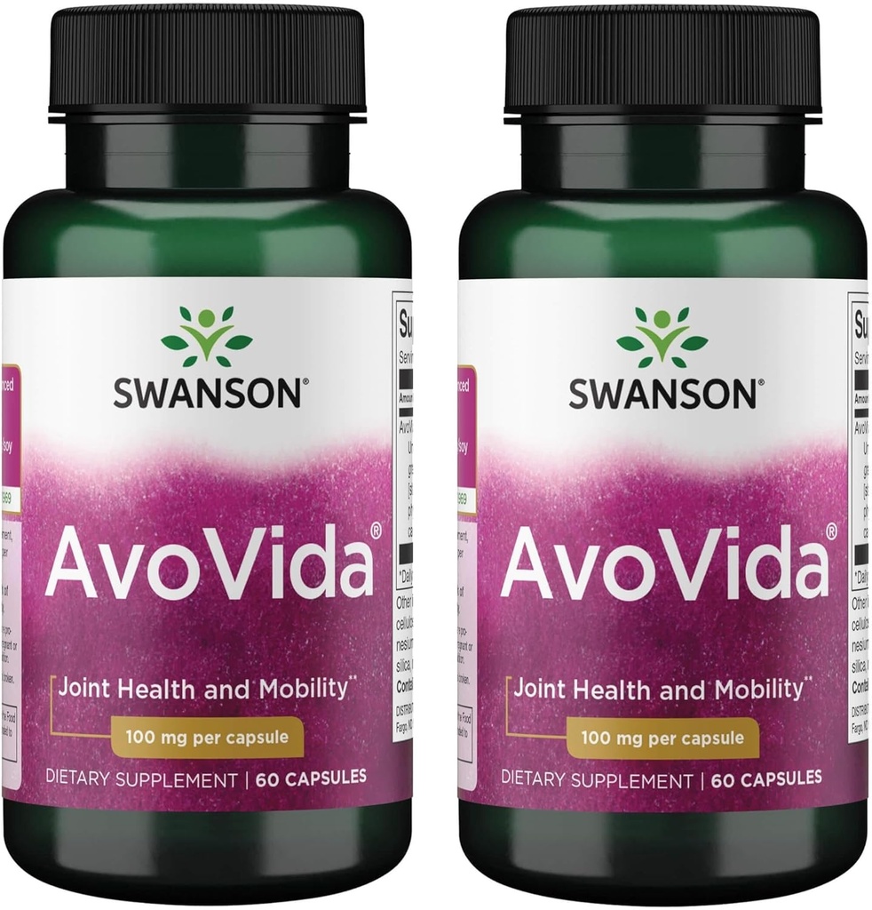 Swanson Avovida 100 Milligrams 60 Capsules (2 Pack)