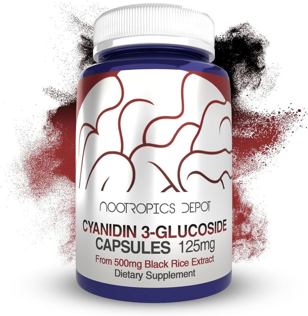 Nootropics Depot Cyanidin 3-Glucoside Capsules 
