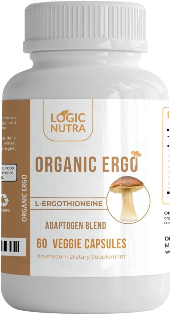 L-Ergothioneine Plus Biologische Blend van Cordyceps Mushroom, Lion