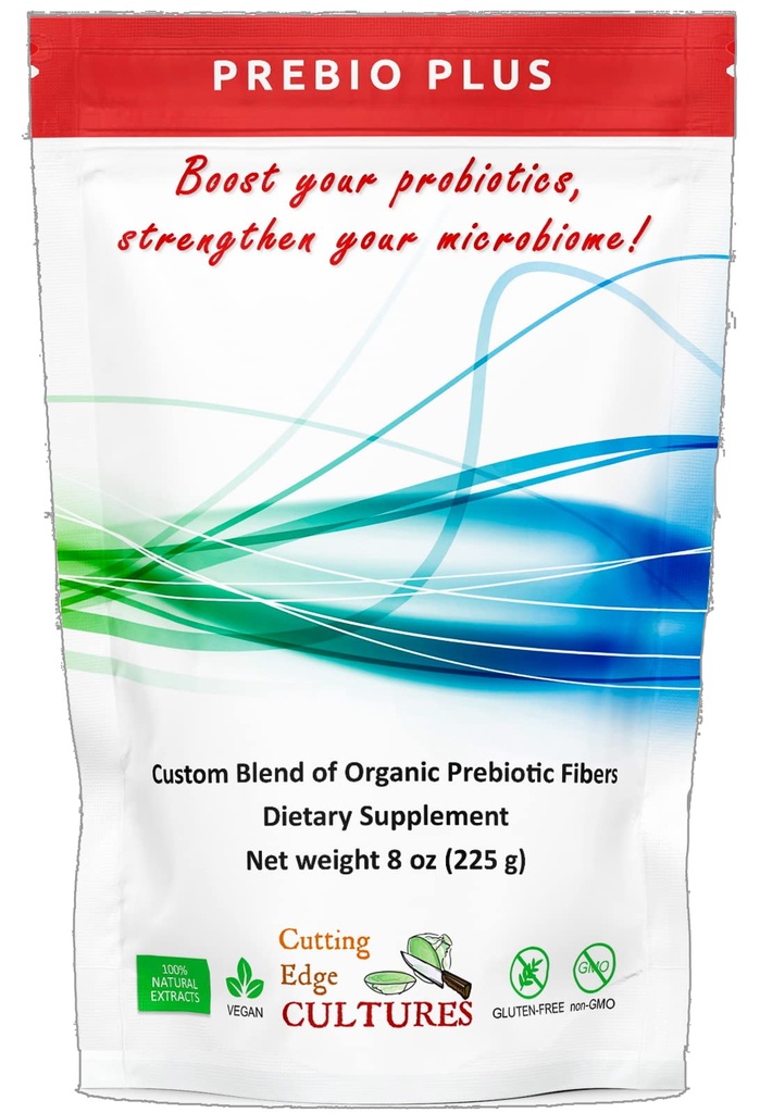 Snijrand Culturen Prebio Plus Prebiotic Fiber Powder Best Custom Blend of Organic Prebiotic Fibers Dieet Supplement 8 oz