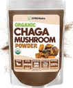 XPRS Nutra Biologische Chaga Paddestoelenpoeder - Premium USDA Biologische Chaga Paddenstoelenpoeder - Chaga Poeder Ondersteunt Immune Health - Vegan Friendly Superfood voor Chaga Thee en Dranken (8 oz)