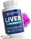 Lever Wellness - Lever Reiniging Detox & Reparatie voor Lever Gezondheid met Artichoke Extract, Melkdistel, Dandelion Wortel, Beetwortel, Kurkuma & Meer - Vegetarische, niet-GMO, Glutenvrije, Made in USA