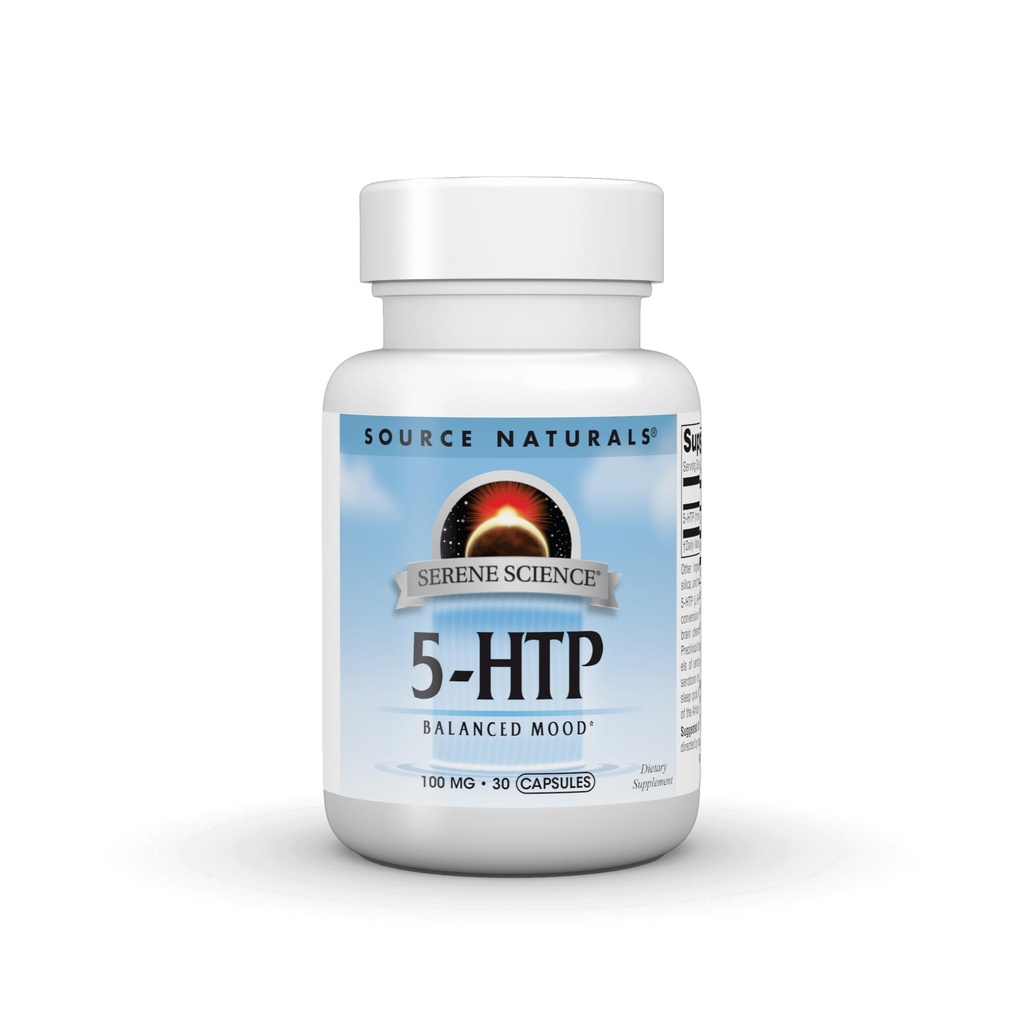 Bron Naturals Serene Science 5-HTP, Balanced Mood* 100 mg - 30 Capsules