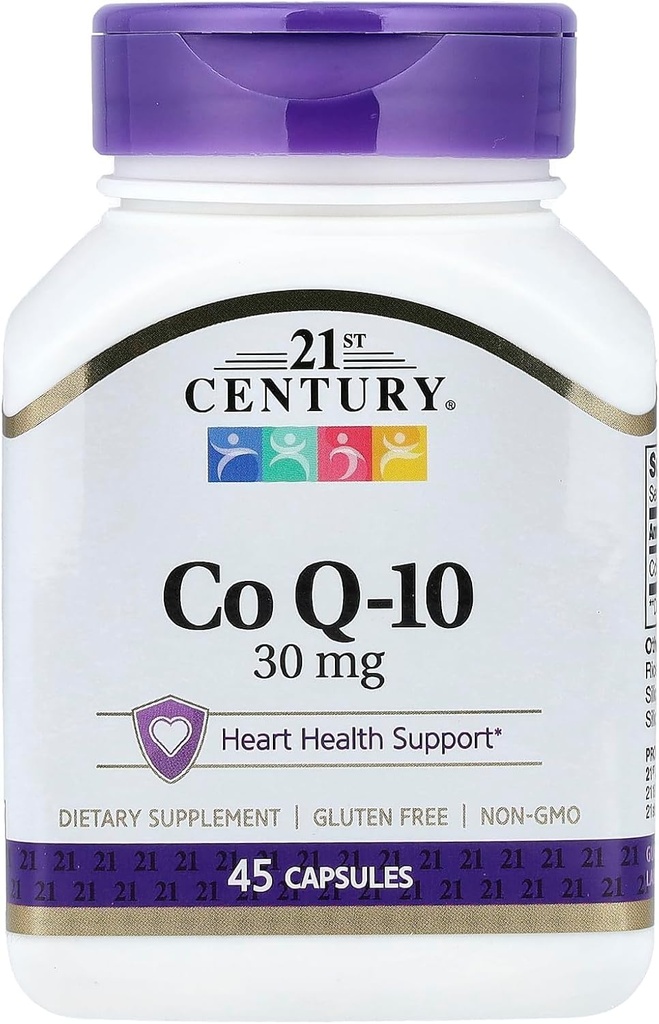 21e eeuw Co Q10 30 mg Capsules, 45 Tel (21341)