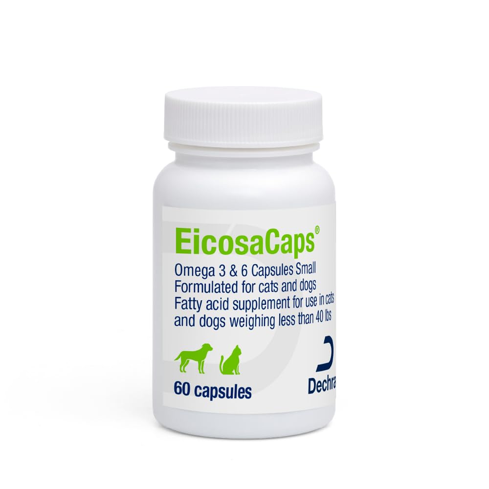 EicosaCaps® Omega 3 & 6 Capsules voor honden en katten, 120 st.