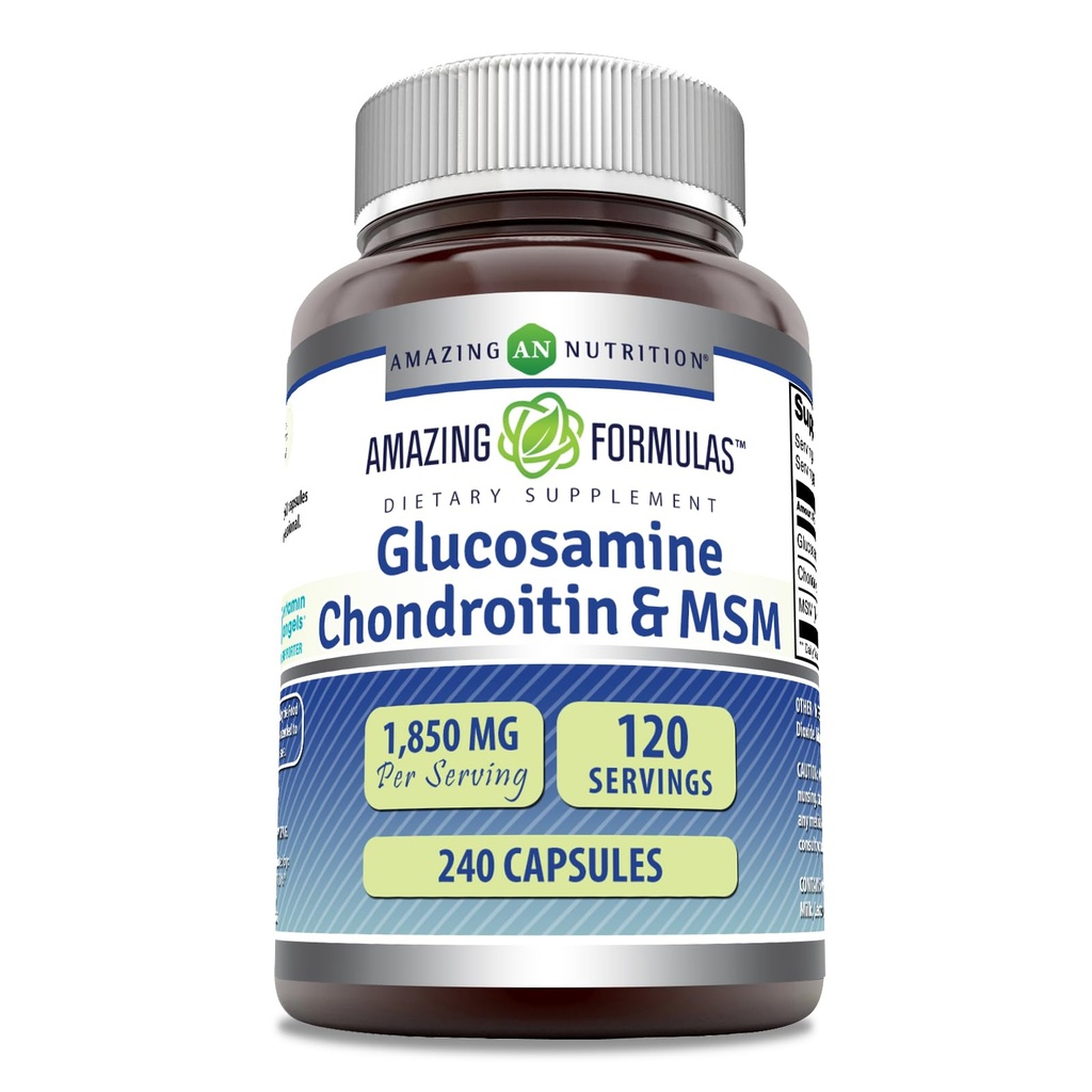 Verbazingwekkende Formules Glucosamine Chondroitin & MSM Supplement 