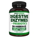 Digestieve enzymen met probiotica - Multi Enzyme Nutritional Supplement - Acidophilus Bromelain Papaya Papaya Papaïne Lipase & Lactase - Verbeter de spijsvertering - 120 pillen - Arazo Nutrition