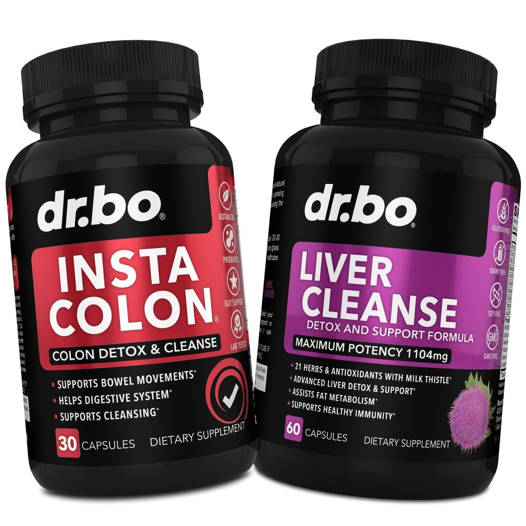 Colon Cleanser Detox & Lever Reiniging - 15 dagen Colon Reinigen pillen en lever detox Ondersteuning Supplement Milk Thistle Dandelion - Bowel Movement Supplements for Intestinal Mtomach Bloating Gut Body Flush
