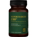 Global Healing Center Supercharged C60 - Micro-Active Carbon Fullereen w/Organic MCT Powder, 10 keer krachtiger dan reguliere C60 supplementen - helpt ontgifting, veroudering (30 capsules)