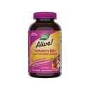 Nature's Way Alive! Women's 50+ Daily Gummy Multivitamines, Women's Supplements, Supports Healthy Heart, Brain & Bones,* B-Vitamins, Mixed Berry Flavored, 150 Gummies (Packaging May Vary)