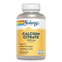 Solaray Calcium citraat 1000mg - Gecheld Calcium Supplement - Ondersteunt botsterkte en gezonde tanden - Gemakkelijk te Digest - 60-dagen garantie, Vegan - 30 porties, 120 VegCaps