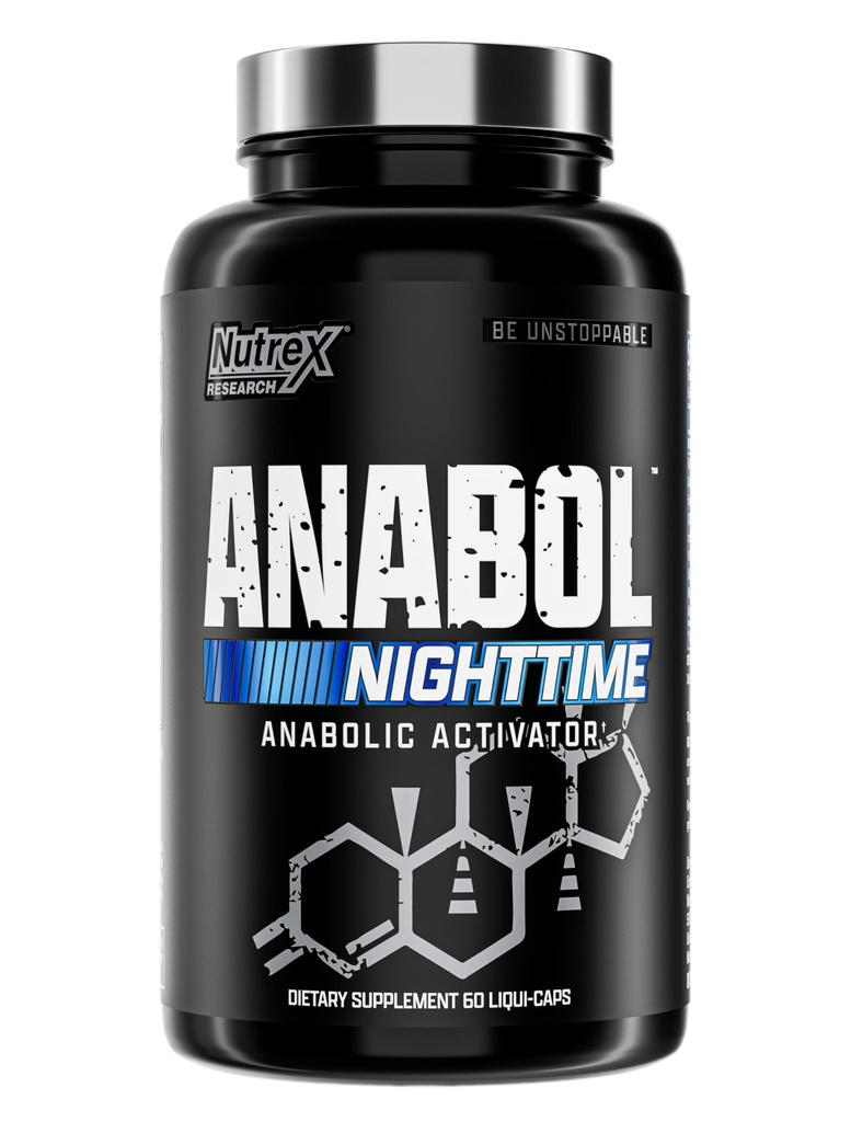 Anabol PM Nighttime Muscle Builder & Slaaphulp &amp; Anabole Muscle Building Supplement 