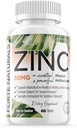 Zink 50 mg, (60 tabletten), speciaal samengesteld voor gevoelige maag, Immune Support, Huid & haar, Vegan Zink Supplement, niet-GMO Made in USA
