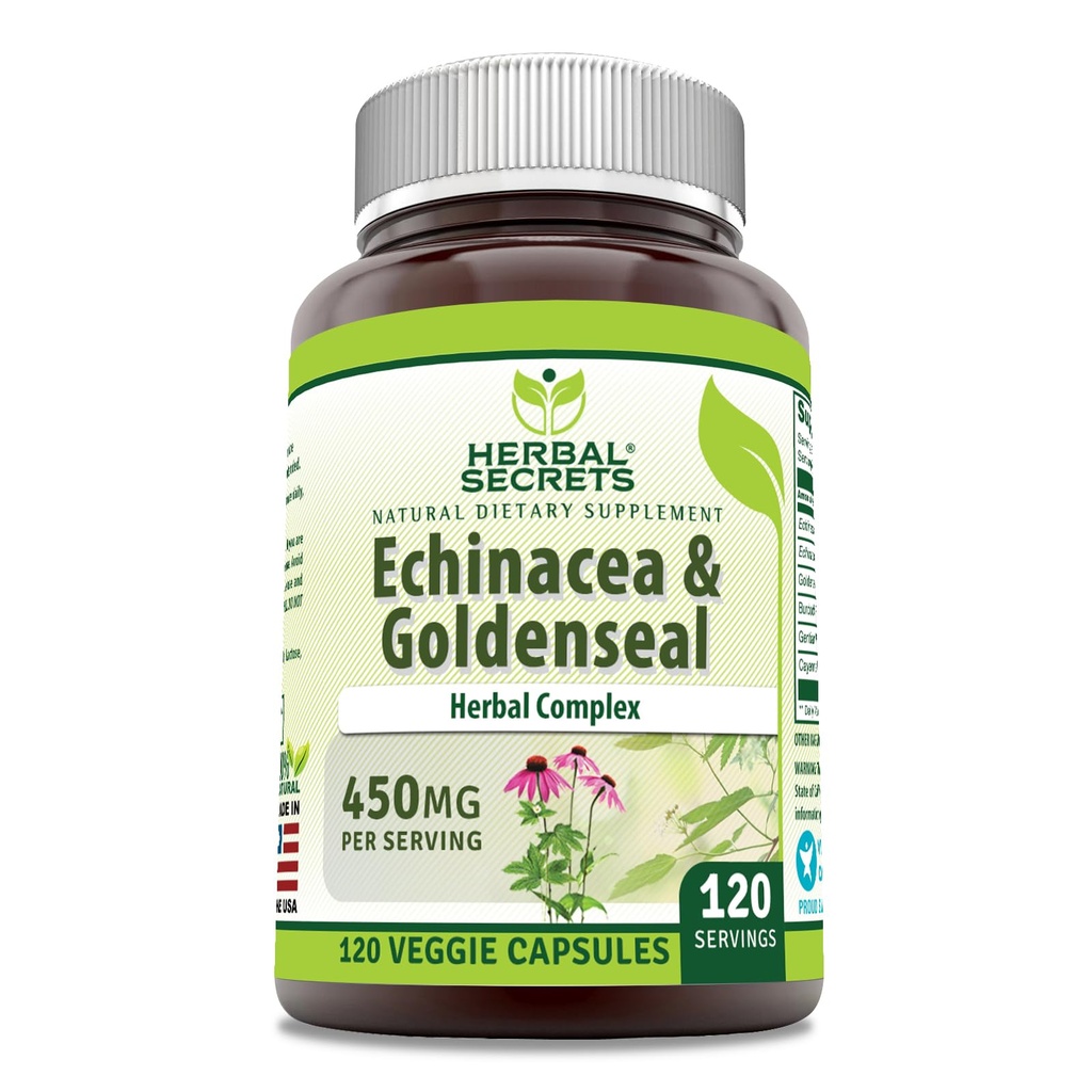 Kruidengeheimen Echinacea & Goldenseal Root Supplement 