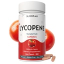 Poudre de tomate Capsules 500mg - 180 Compte (Lycopène) Supplément caroténoïde naturel pour la santé et le bien-être