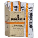 Superieur Electrolyte Powder Packets - Vegan Electrolyte Powder w/Sea Minerals - Keto Friendly, Non-OGM, Zero Sugar Electrolyte Supplément - Boissons sportives saines - Citrus (14 Packets)