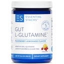 Stacks essentiels Gut L-Glutamine en poudre - Fabriqué exclusivement aux États-Unis - Pure L Glutamine en poudre pour la santé Gut (50 portions, Lémonade aux framboises)