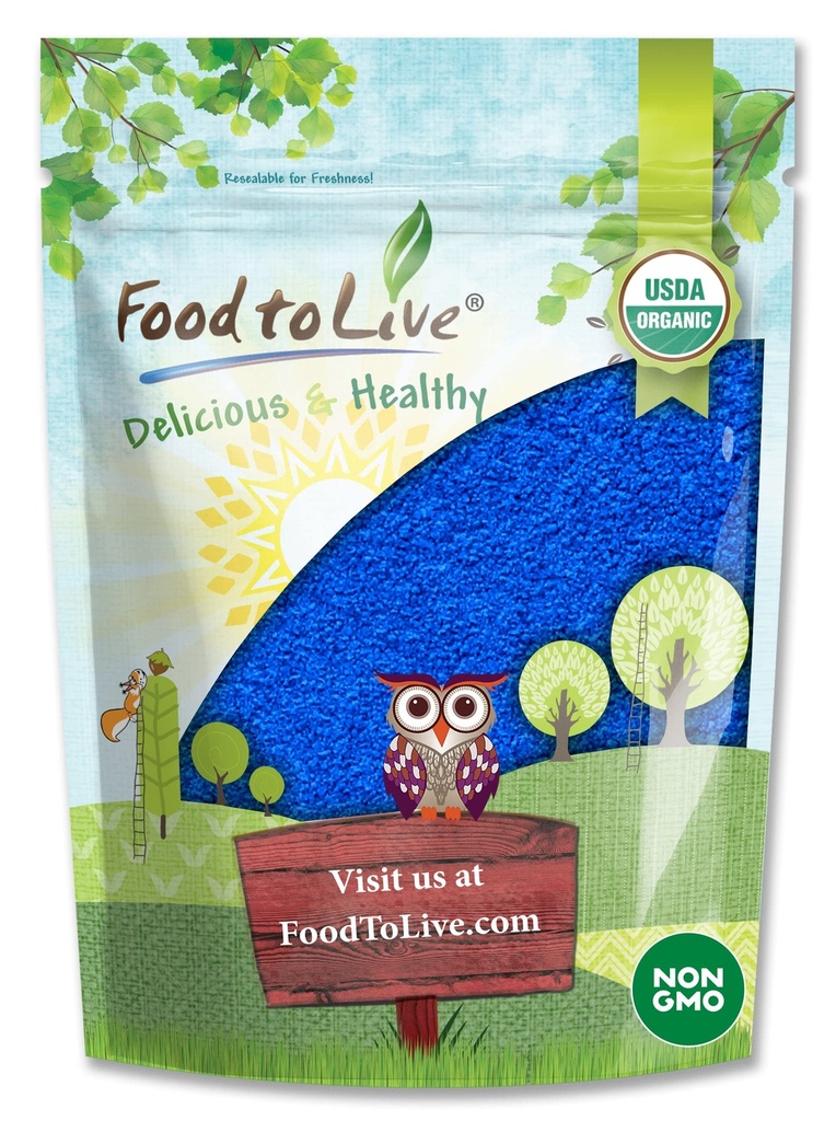 Food to Live Organic Blue Spirulina Powder, 2 Ounces 