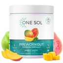 Een Sol Pre-workout voor vrouwen, verbeterde Pump & Focus, Geen Jitters of Crash, Natuurlijke Ingrediënten, 100% Veganistisch, Glutenvrij en Sojavrij, (Mango Guava)