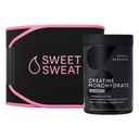 Sports Research® Training Performance Pack - Creatine Monohydraat en Sweet Sweat Taist Trimmer (Zwart/Roze, Medium)