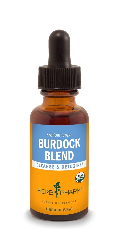 Herb Pharm Burdock Blend Liquid Extract ter ondersteuning van reiniging en ontgifting - 1 Ounce (DBURD01)