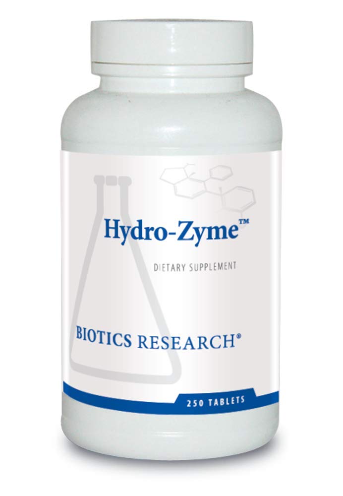 Biotica Research Hydro ZymeTM - Digestieve enzymen (Enzimas Digestivas) voor vrouwen en mannen - Enzymen voor spijsvertering Supplement bevat Betaine HCL - Ondersteunt gezonde maag pH & Immune Health-250 Enzyme's