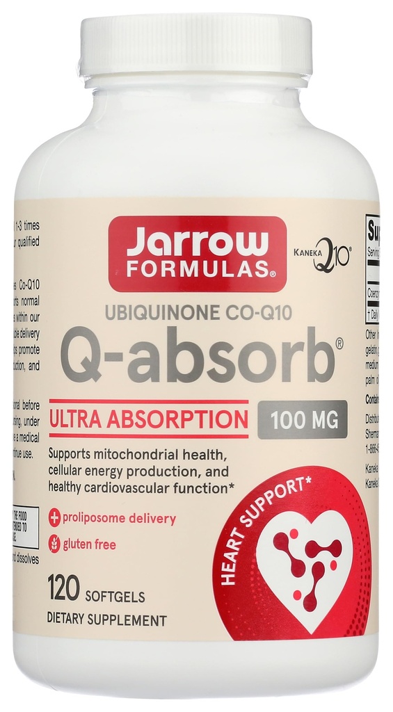 JARROW FORMULA Q-Absorb CoQ10 100 MG, 120 CT