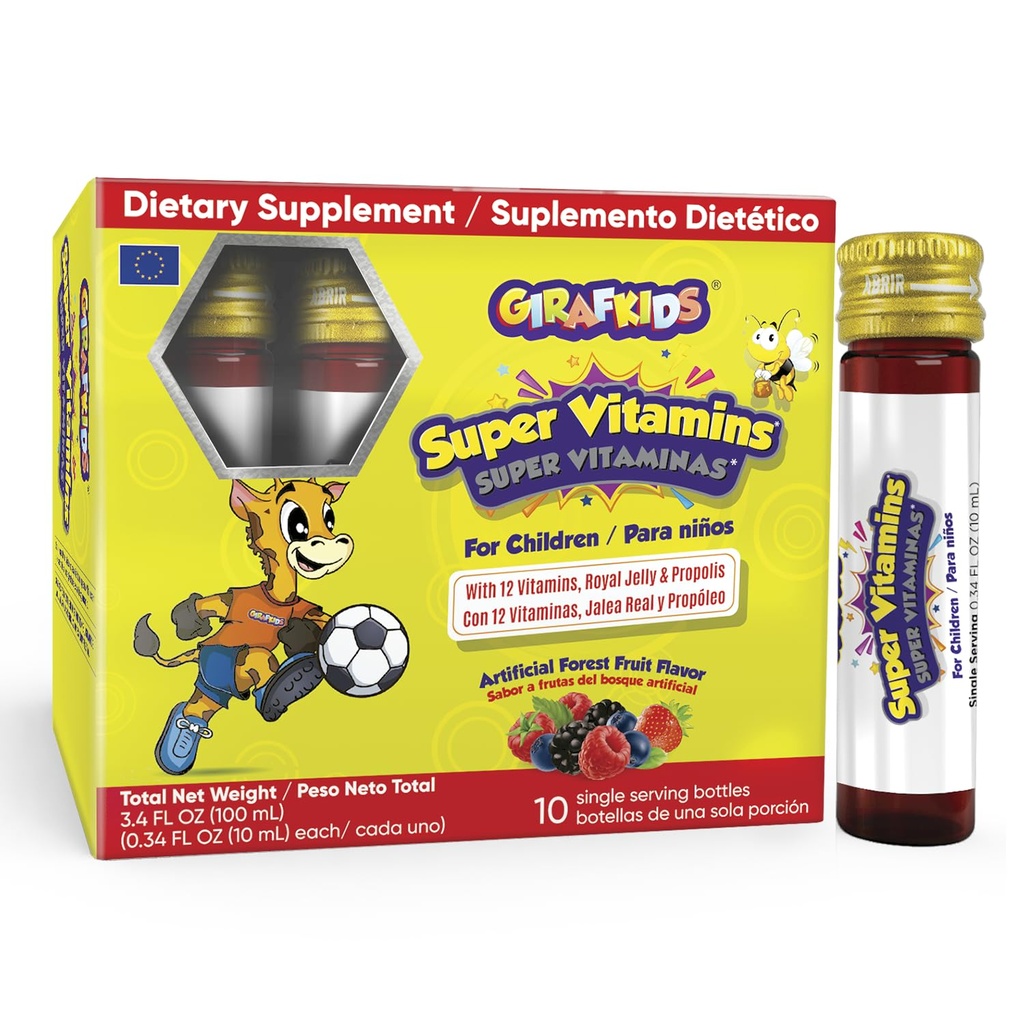 GirafKids Super Vitaminen voor kinderen Leeftijd 4+ 