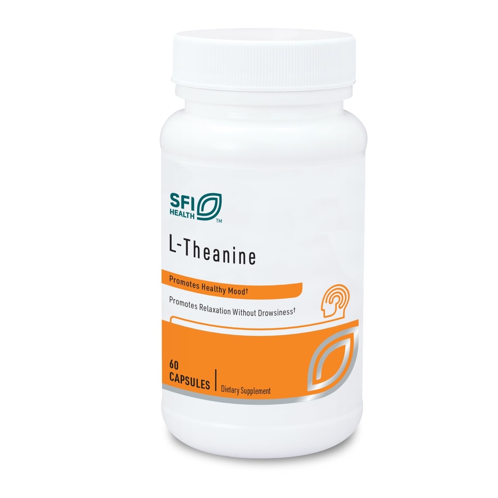 SFI Health Klaire Labs L-Theanine - 100mg Suntheanine to Promote Promote Relaxation (60 Capsules)