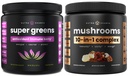 NutraChamps Super Greens Antioxidant & Super Paddestoelen: Ultimate Brain, Gut & Body Boost
