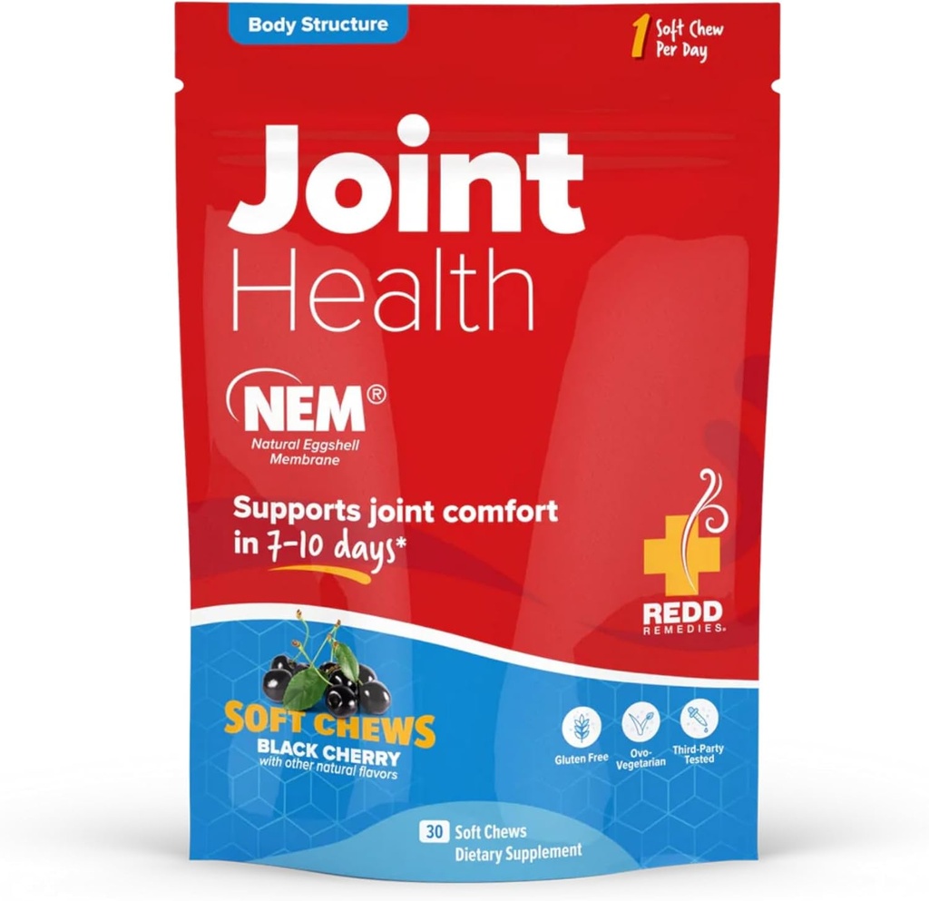 Rode remedies, Joint Health Original, helpt versterken Connective Tissue en Cartilage, Black Cherry smaak, 30 Zachte Kauwen