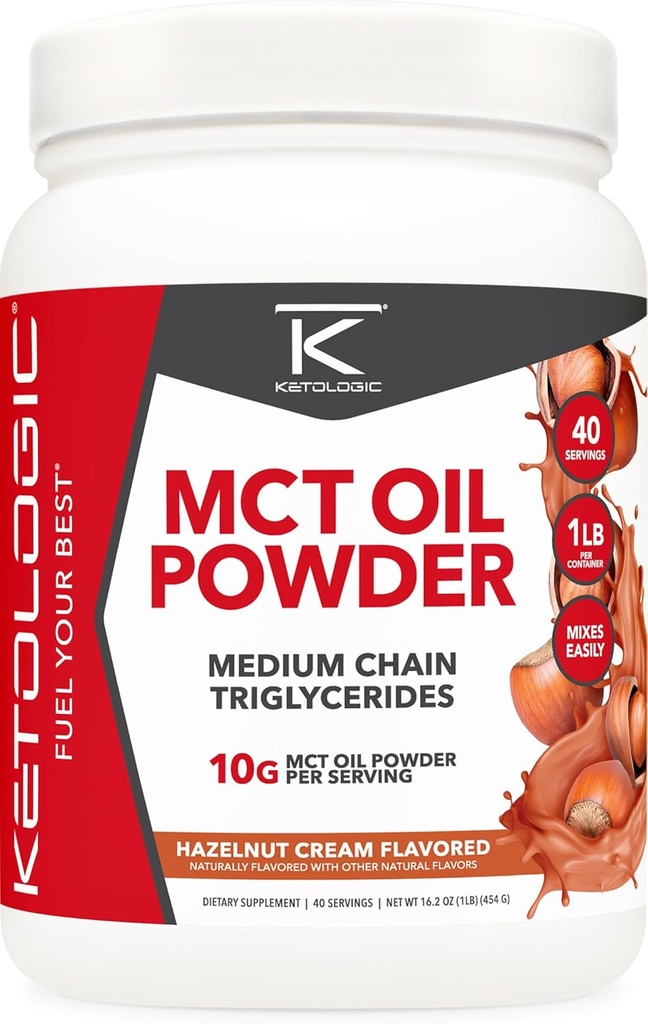 Keto Coffee Creamer & Energy Support 41 Servings of Medium Chain Triglyceriden for Focus & Fuel