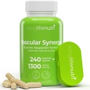 LongLifeNutri Diosmin Hesperidin Complex, Vasculaire Synergie 1000mg/300mg voor Optimale Circulatie & Vein Ondersteuning: 240 Capsules, 120 Servings, 4-maands Supply, Made in USA