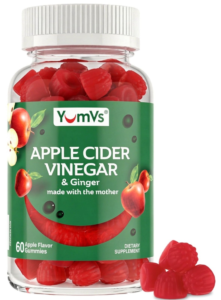 YUM-V'S Apple Cider Vinegar Gummies 