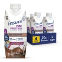 Zorg ervoor dat Max Proteine Melk Chocolate Voeding Schudden 30g Proteïne, 1g Suiker, 4g Fiber Blend 4 Pack