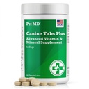 Pet MD - Canine Tabs Plus 365 Compte - Multivitamines avancées pour chiens - Supplément nutritionnel naturel quotidien en vitamines et minéraux - Comprimés à croquer au foie