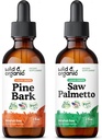 Wild & Organic Pine Bark Tinctuur 2 fl oz & Saw Palmetto Tinctuur 2 fl oz
