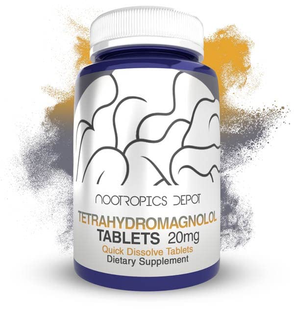 Dépot nootropique Tétrahydromagnolol Dissoudre rapidement les comprimés de 20mg de Magnolia officinalis