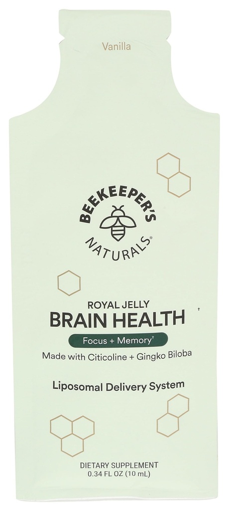 Bijenhouders Naturals Brain Health Royal Jelly Liposomale SGL, 0,34 Fz