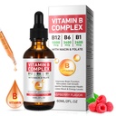 Vitamine B Complex Vloeistof, Vegan Vitamin B12 Liquid Drops 