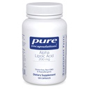 Pure Encapsulations Alpha Lipoic Acid 200 mg - 200 mg ALA - Liver & Antioxidant Support* - for nerve Health & Carb Metabolisme - Vegan & Non-GMO Supplement - 120 capsules