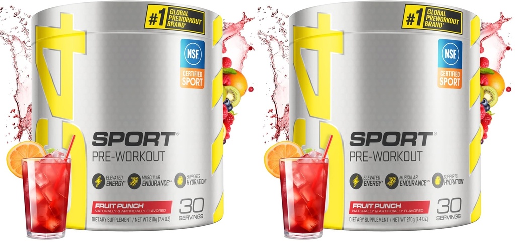 Cellucor C4 Sport pre workout poederfruit Punch - NSF gecertificeerd voor Sport 