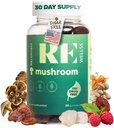 Super paddo Gummies I Sugar Free Biologische Dagelijkse I Chaga Cordyceps Lions Mane Maitake Shiitake Turkije staart Reishi 