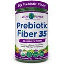 Vital Planet - Fiber 35 Powder Diverse Fiber Supplement voor Dieetondersteuning en Occasional Constipatie met 35 Prebiotische Vezels en 35 Biologische Superfoods te handhaven Bowel Regularity, 6,77 oz