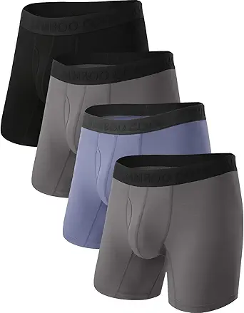 BAMBOO COOL Mannen Ultra ademend ondergoed, Geen riding up Boxer Shorts met ComfortFlexible Waistband, Multipack