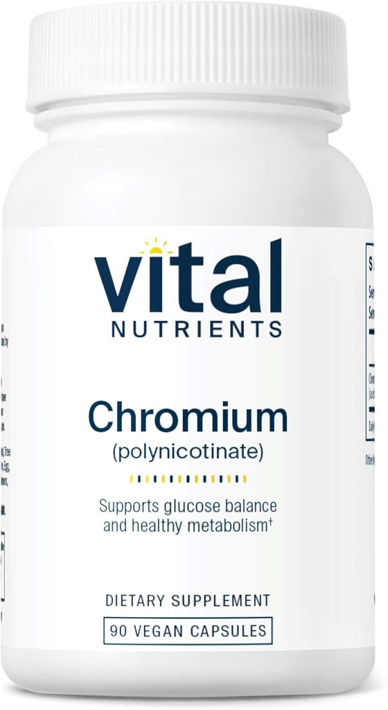 Vitale voedingsstoffen Chroom Polynicotinate 200mcg 