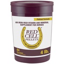 Farnam Horse Health Red Cell Pellets, Vitamine-Iron-Mineral Supplement voor paarden, helpt bij het vullen van belangrijke voedingsgaps in paarden dieet, 4 lbs., 64-dagen levering